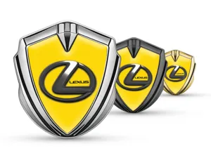 Lexus Silicone Emblema Badge Stile Tuning Finitura